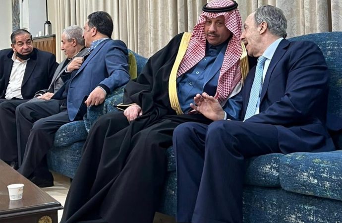 السفير السعودي يقدم واجب العزاء بوفاة شقيق دولة عبدالكريم الكباريتي