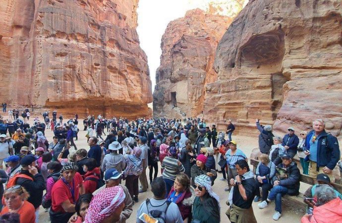 البترا تسجل رقما قياسيا في اعداد الزوار مع بداية العام
