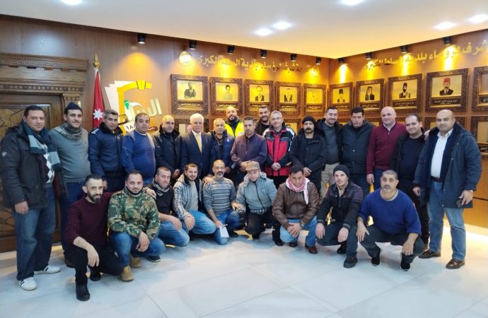 رئيس بلدية السلط يشكر أهالي المدينة و كوادر البلدية