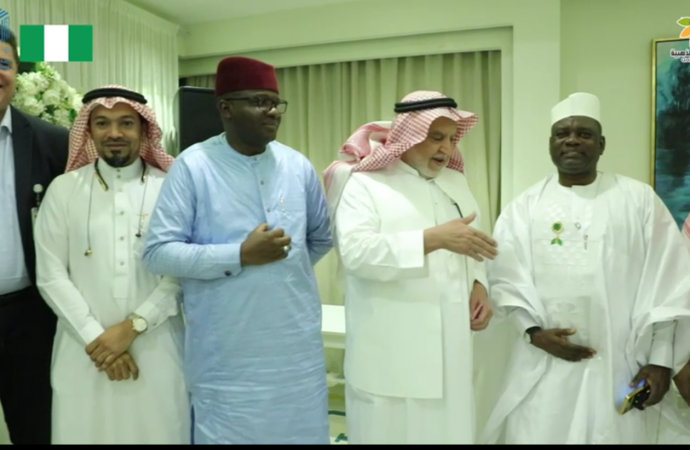البعثة الدبلوماسية النيجيرية فى ضيافة مجموعة مليبارى القابضة السعودية