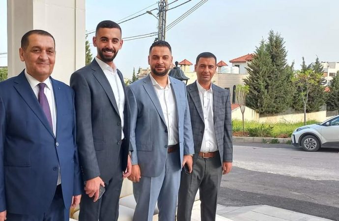 افتتاح ديوان رجل الأعمال مروان الركيبات في دابوق بعمان .