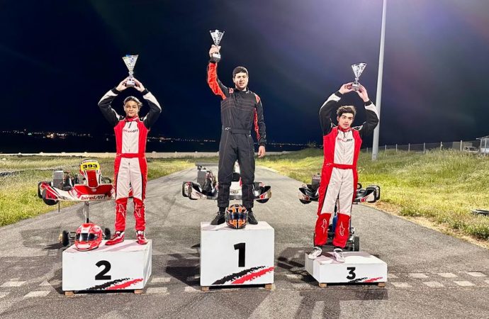 مهند أبو دبرة بطلا للجولة الأولى من بطولة الأردن لسباقات الكارتينغ