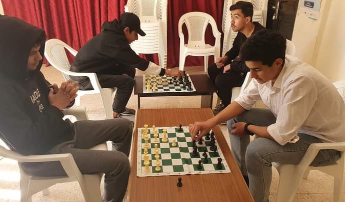 انطلاق بطولتي الشطرنج وكرة الطاولة  في مديرية شباب البترا