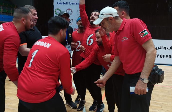 منتخب كرة الهدف إلى نهائي بطولة “بغداد الدولية”