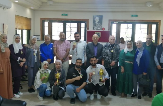 ختام بطولة شطرنج الكليات الجامعية والجامعية المتوسطة