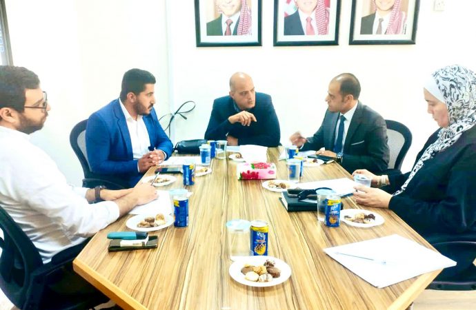 بحث التعاون بين البلقاء التطبيقية ومركز رواد الاعمال المهندسين بنقابة المهندسين