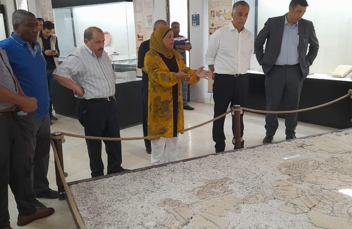 وزير السياحة يتفقد متحف أخفض مكان على سطح الأرض وكهف النبي لوط