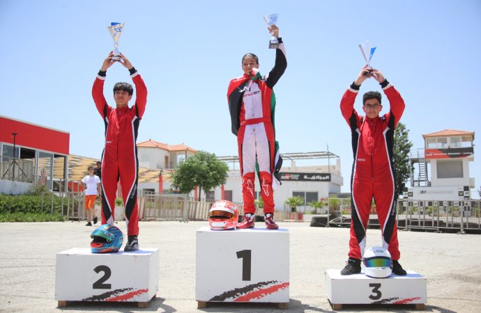 الحموي يظفر بلقب  الجولة الثانية من بطولة الأردن لسباقات الكارتينغ