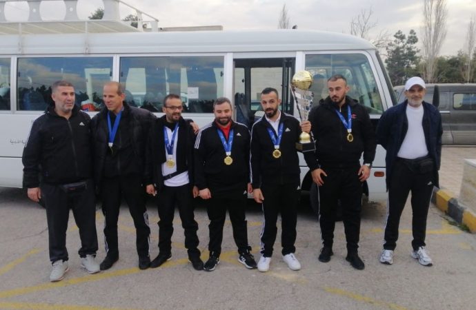 منتخب كرة الهدف يغادر إلى العراق للمشاركة في بطولة بغداد الدولية