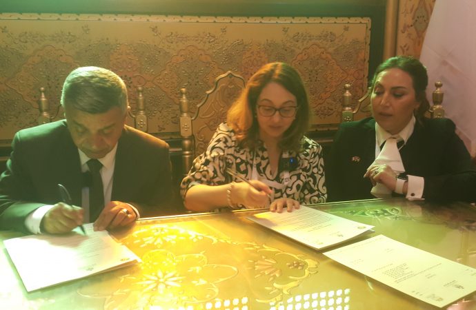 توقيع اتفاقية توأمة بين بلدية مادبا وبلدية بيزون الفرنسية