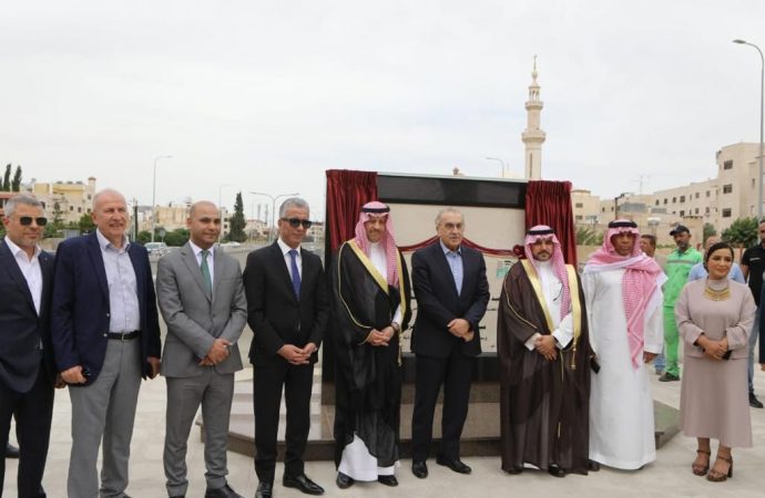 الصندوق السعودي للتنمية يشارك في افتتاح ميدان الملك سلمان في الأردن