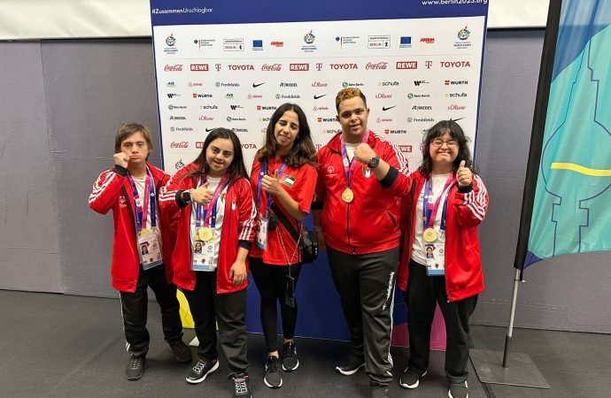 10 ميداليات ملونة للأردن في الأولمبياد العالمي الخاص