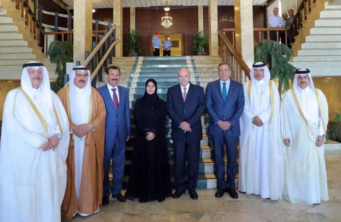 رئيس مجلس الأعيان يلتقي وفدا برلمانيا قطريا