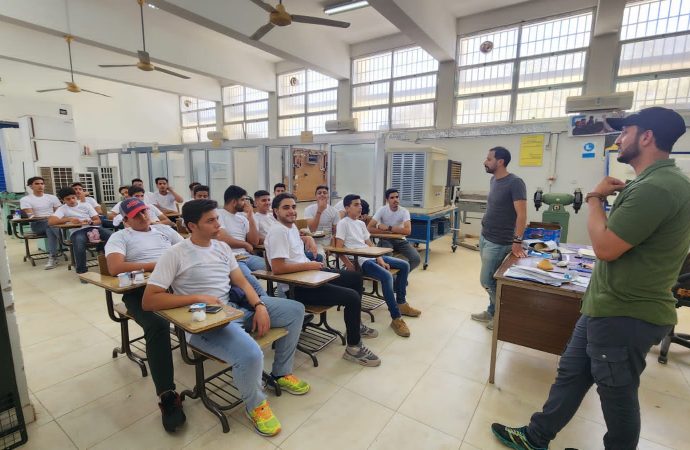 انطلاق معسكر التدريب المهني والتعليم التقني لمديرية شباب البترا