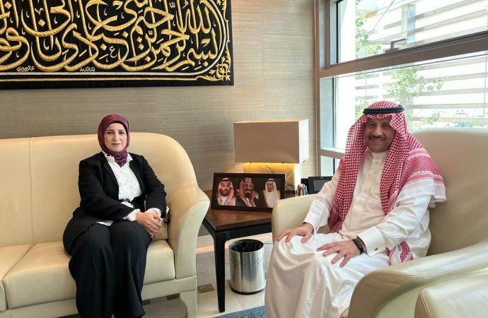السفير السعودي يلتقي رئيسة الاتحاد النسائي الأردني