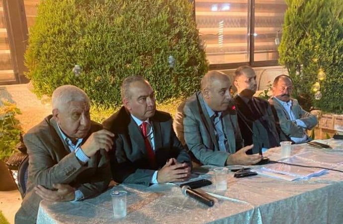 جلسة حواريّة لحزب الميثاق الوطني في دارة النائب عبدالرحيم الازايدة بمادبا