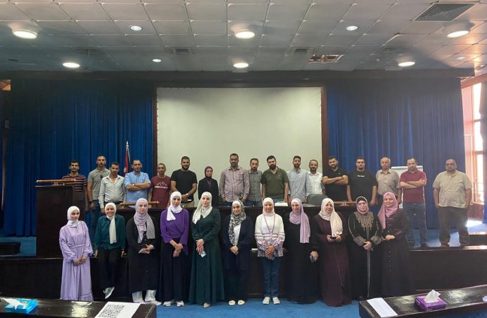 “سلطة المياه تنظم دورات تدريبية للموظفين وتطلق البرنامج التدريبي الشامل “