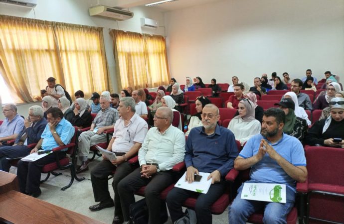 ورشة في الحصن الجامعية تناقش إدارة تكنولوجيا مخلفات معاصر الزيتون