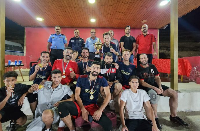 اختتام الدور الأول لمنافسات بطولة الشباب لخماسيات كرة القدم في البترا