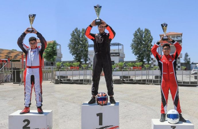 أبو دبرة يفوز بلقب الجولة الرابعة من بطولة الأردن لسباقات الكارتينغ