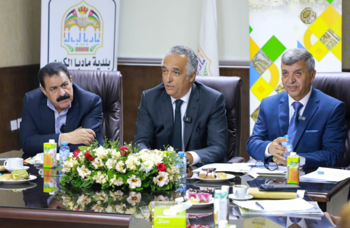 القيسي يترأس اجتماع اللجنة العليا واللجنة التنسيقية للمؤتمر الدولي لمدن الفسيفساء بمادبا