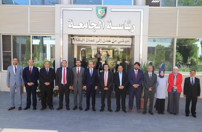 بحث تعزيز التعاون الأكاديمي بين البلقاء التطبيقيةوالمؤسسات العلميةوالبحثيةالتركية