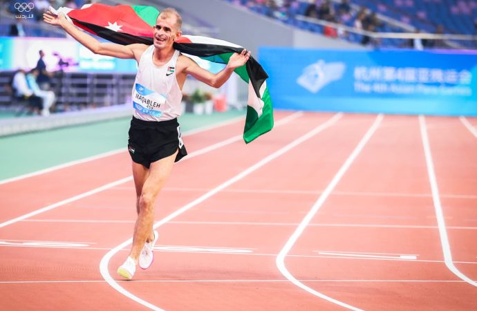 مقابلة يُحقق الذهبية الثانية للأردن بدورة الألعاب الآسيوية البارالمبية “هانغتشو ٢٠٢٢”