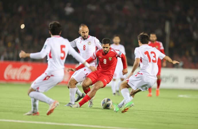 تعادل النشامى مع طاجيكستان بالتصفيات المشتركة