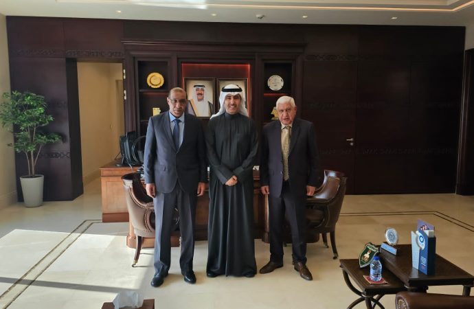 المعايعة يبحت والسفير الكويتي تعزيز التعاون الثنائي
