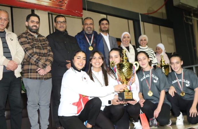 “حماده” بطل السيدات في ختام دوري الدرجة الأولى لكرة الطاولة
