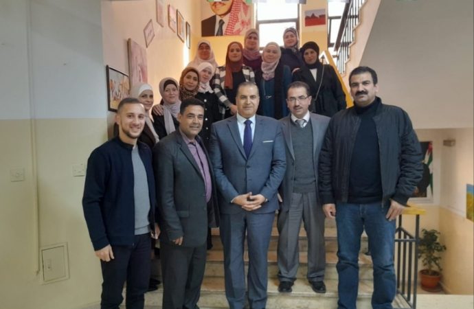 مدير تربية لواء الجامعة  يلتقي المتميزين وسفراء جائزة الملكة رانيا العبدالله للتميز التربوي