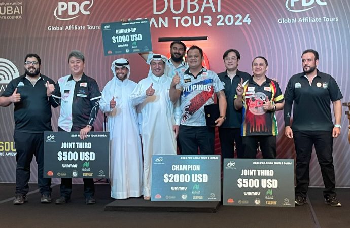 الاتحاد الإماراتي للدارتس يسجل نجاح كبير في تنظيم الجولات الاسيوية