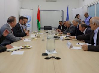 لجنة فلسطين في الأعيان تزور الأونروا