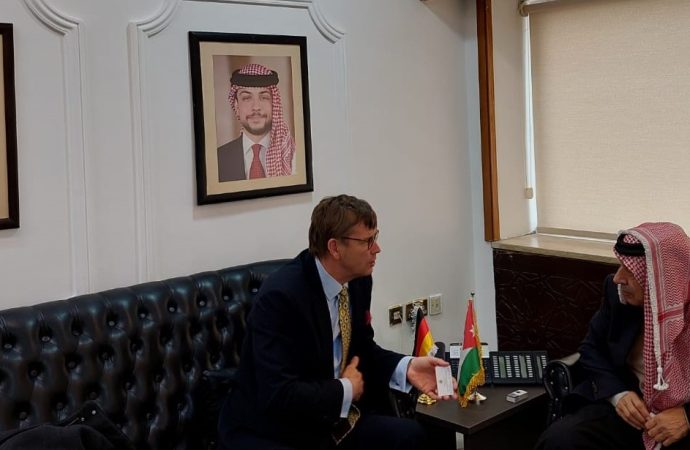كريشان يلتقي السفير الألماني في عمان