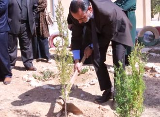انطلاق المبادرة الوطنية لزراعة عشر مليون شجرةفي مدرسة الشوبك
