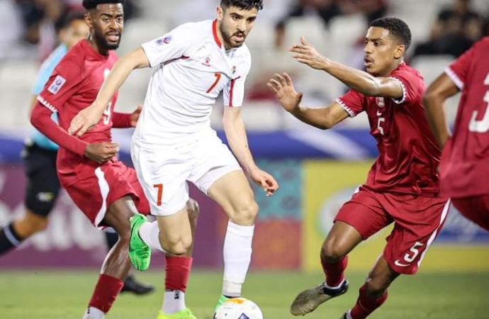 الأولمبي يخسر أمام قطر في الوقت القاتل