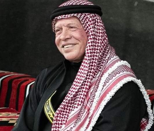 رئيس مجلس اعمار مادبا   العين الازايدة يهنئ الملك بعيد الاستقلال ٧٨