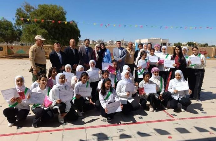 تخريج دورة التدريب العسكري في مدرستي القادسية والخطابية بمادبا