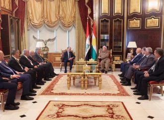 الوفد الأردني المشارك في ملتقى التعليم العالي الأردني الكردستاني يلتقي الرئيس بارازاني