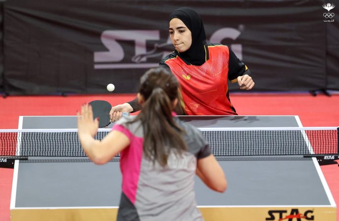 تأهل رباعي منتخبنا لكرة الطاولة إلى أدوار خروج المغلوب من التصفية الأولمبية بالعراق