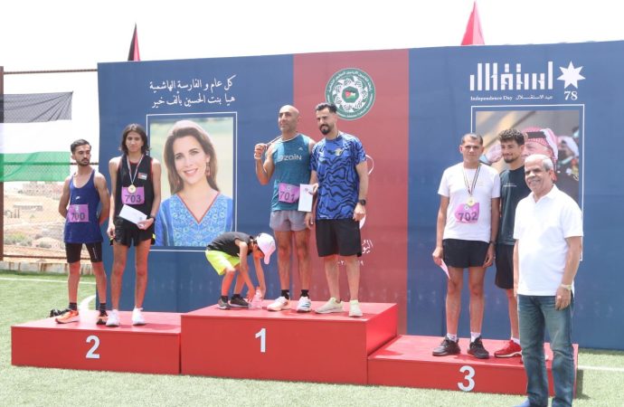 الرواشدة يتوج الفائزين في سباق رابطة اللاعبين احتفالاً بالمناسبات الوطنية