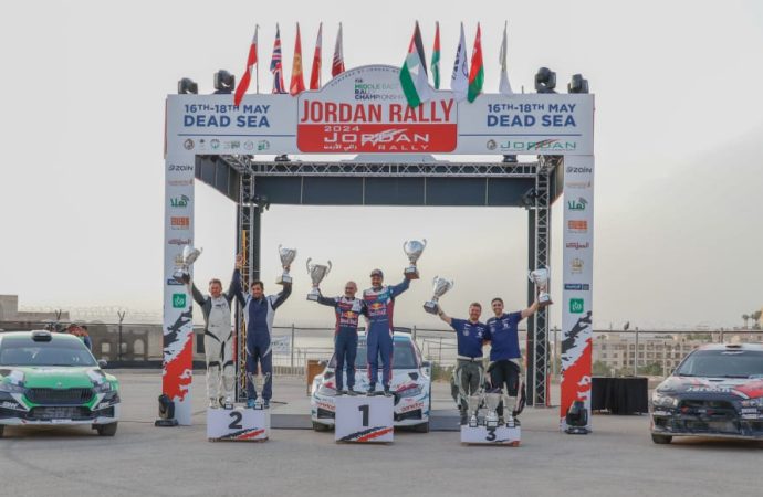 العطية يحقق فوزا مؤكدا في رالي الأردن وجويحان يتوج بلقب “ميرك2”
