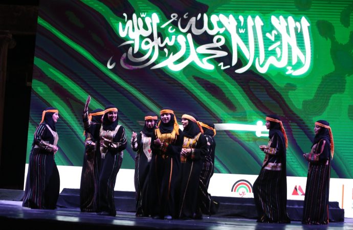 فرقة الفنون الادائية السعودية تشارك في ليالي جرش ال38