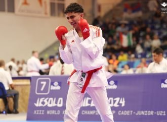 هاني رشيد يتأهل إلى نهائي بطولة العالم للشباب بالكراتيه