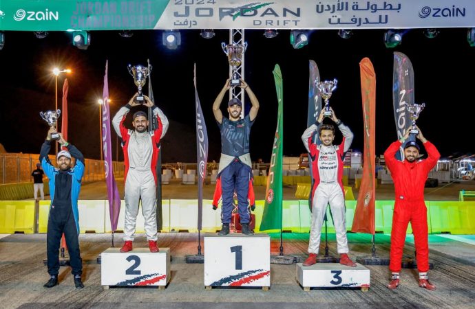 حمادة يظفر بلقب الجولة الثالثة والأخيرة من بطولة الأردن لسباقات الدرفت