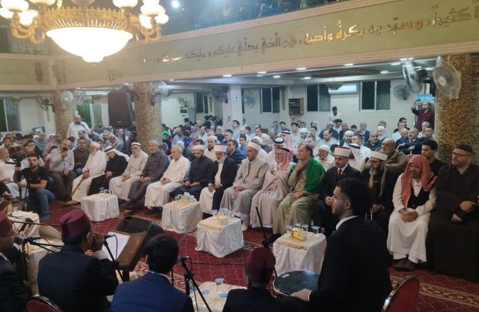 العايدي يرعى الاحتفال بالمولد النبوي في مسجد الإمام الرواس