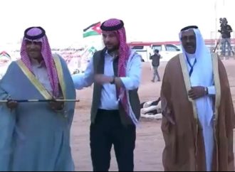 الشيخ غالب البلوي ،مبارك التكريم من ولي العهد الحسين بن عبدالله