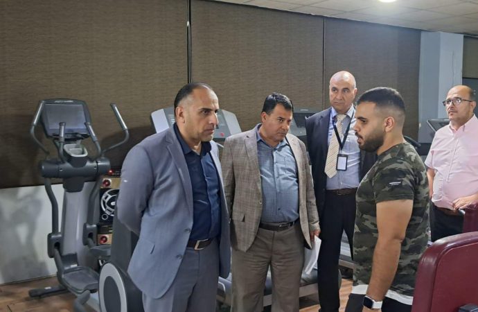 الشخانبة يتفقد مرافق  مدينة الأمير محمد للشباب في الزرقاء