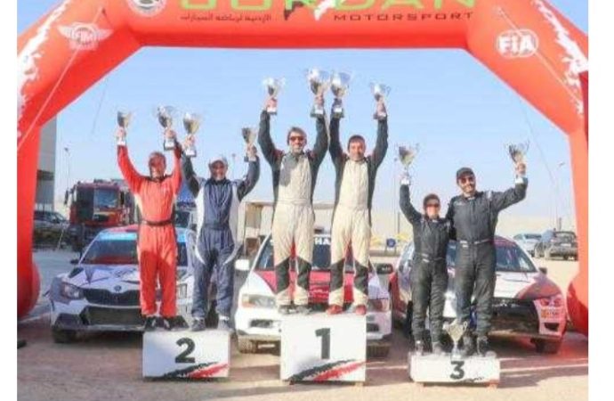 السائق شعبان يظفر بلقب الجولة الأخيرة من بطولة الأردن للراليات