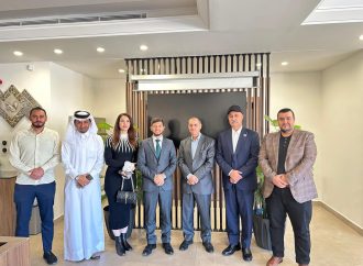 رئيس فرسان التغيير يلتقي رئيس المجلس العالمي للسلام.